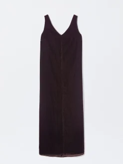 PARFOIS Blazer und Mäntel>Langes Samtkleid Braun