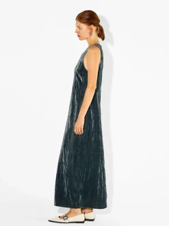 PARFOIS Schultertaschen|Grosse Taschen>Langes Samtkleid Grau
