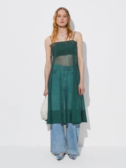PARFOIS Schultertaschen|Umhängetaschen>Leichtes Trägerkleid Grün