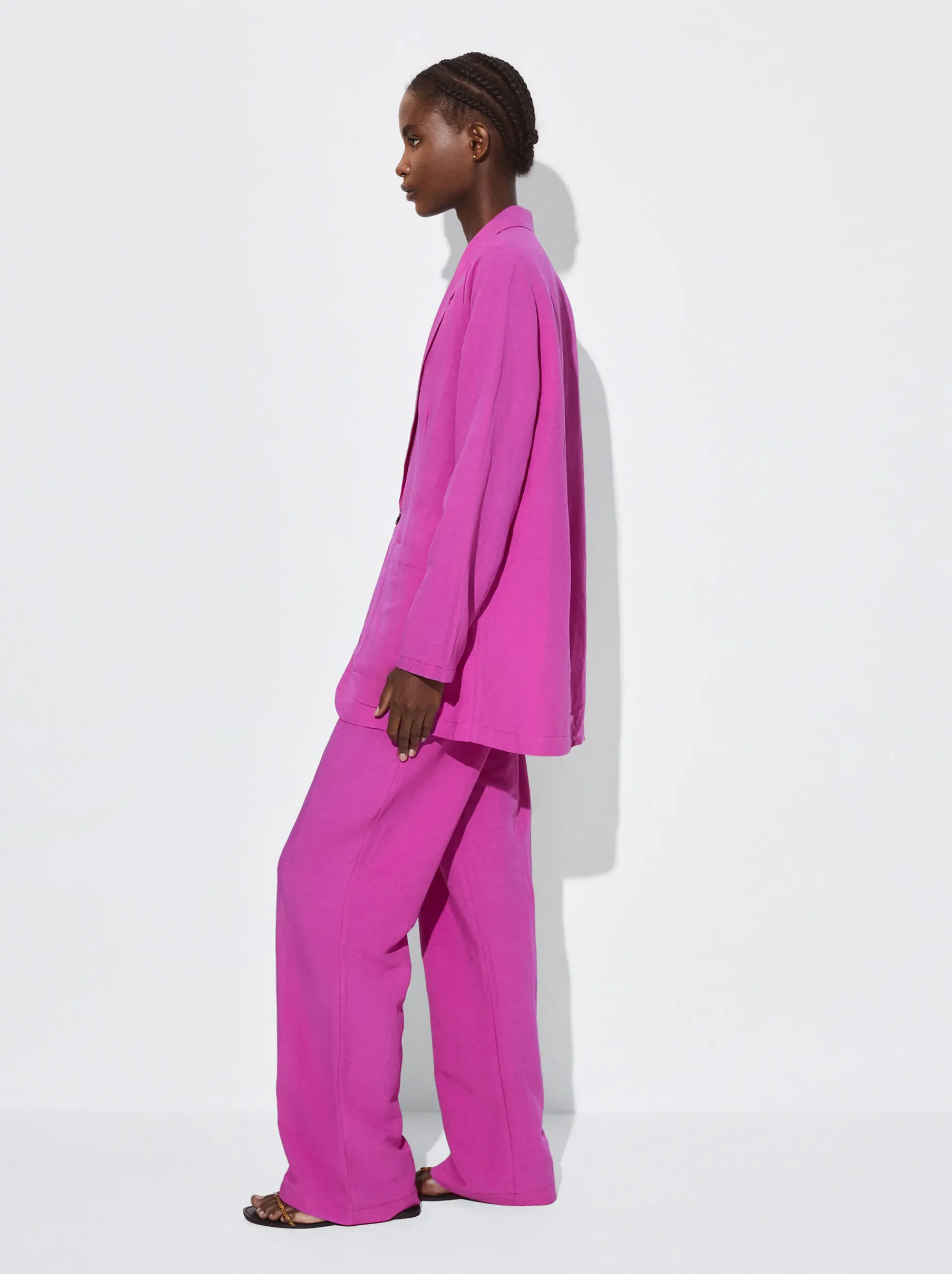 PARFOIS Umhängetaschen>Leinenblazer Fuchsia