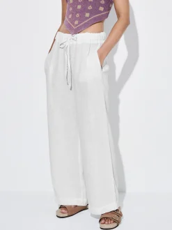 PARFOIS Basics|Strick>Leinenhose Ekr&uuml;