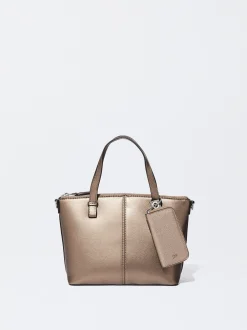 PARFOIS Umhängetaschen>Mala Shopper Com Bolsa Remov&iacute;vel Golden