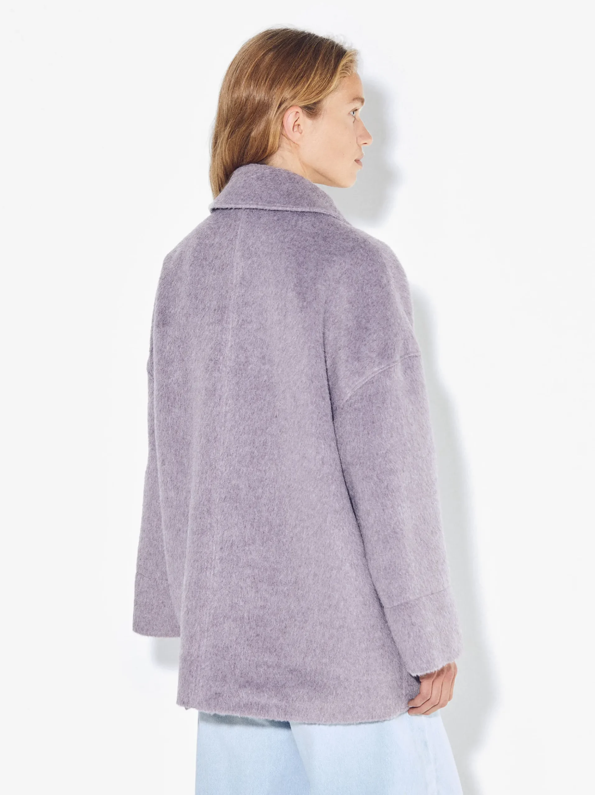 PARFOIS Umhängetaschen>Mantel Mit Pattentaschen Violett