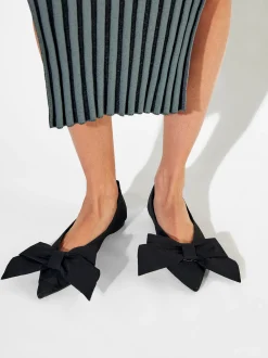 PARFOIS Raffinierter Modeschmuck|Lange Halsketten>Maxi-Bogen Ballerina Schwarz