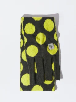 PARFOIS Schals|Schals>Maxi-Jacquard-Schal Mit Fransen Gelb