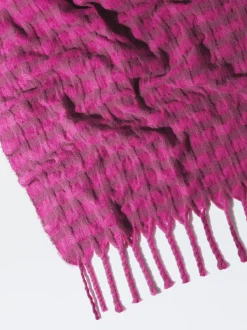 PARFOIS Printed>Maxi-Schal Mit Fransen Rosa