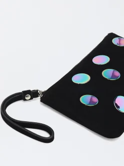 PARFOIS Geldbörsen>Mehrzwecktasche Aus Wildleder Schwarz