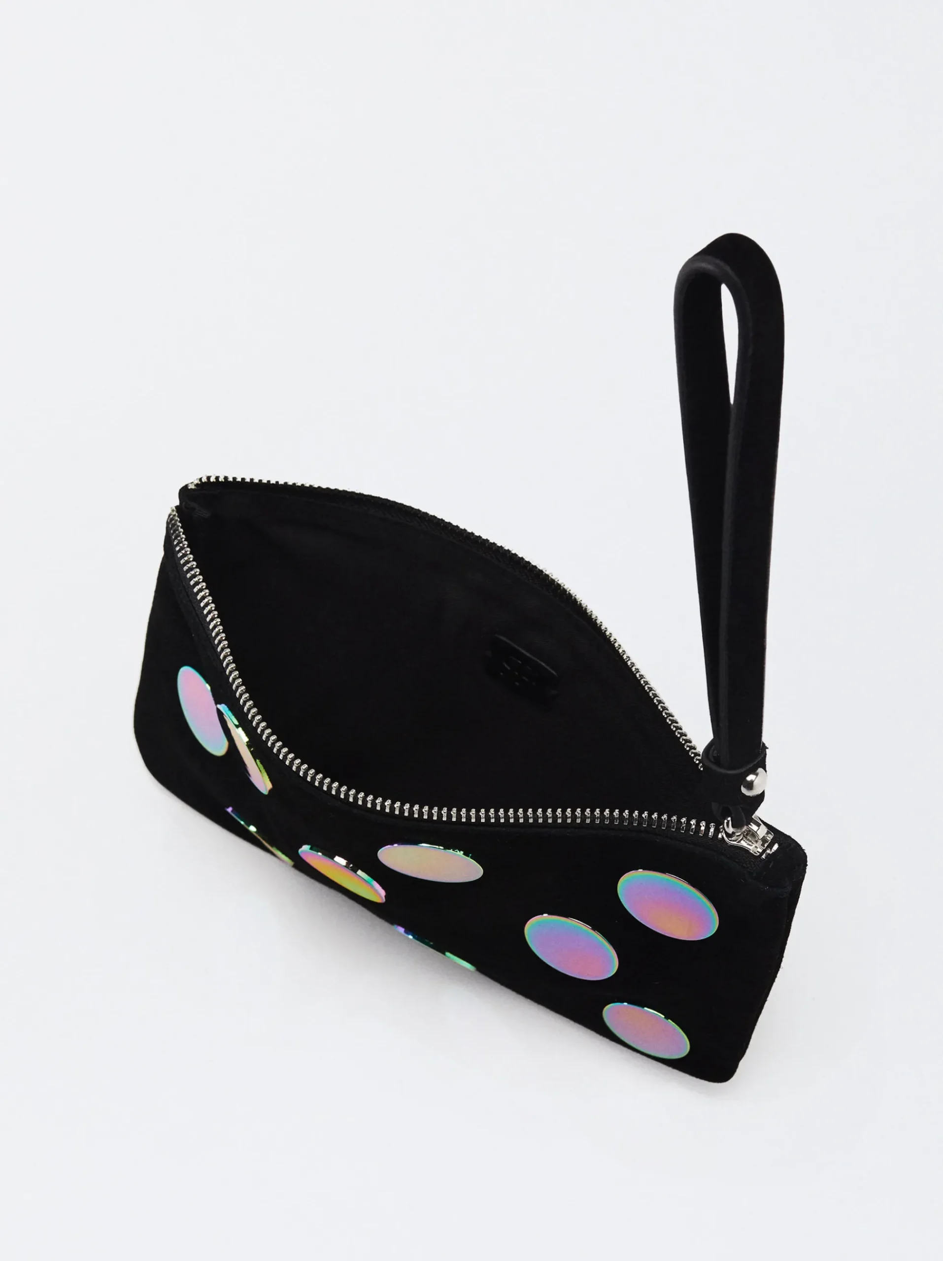 PARFOIS Geldbörsen>Mehrzwecktasche Aus Wildleder Schwarz