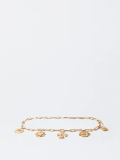 PARFOIS Haarreife>Metallic-G&uuml;rtel Mit Charms Golden