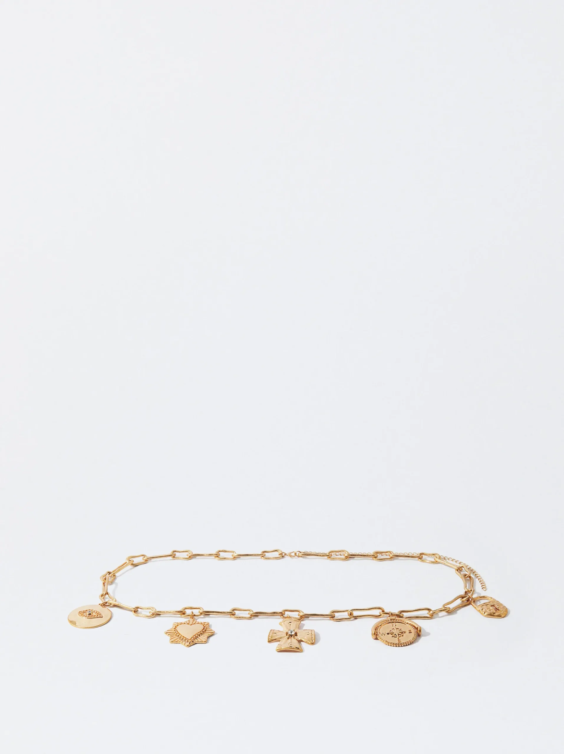 PARFOIS Haarreife>Metallic-Gürtel Mit Charms Golden
