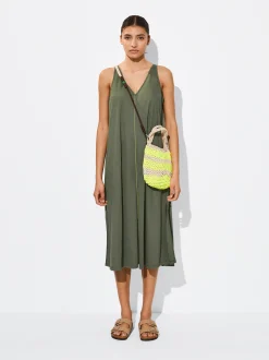 PARFOIS Blazer und Mäntel>Midi-Kleid Grün