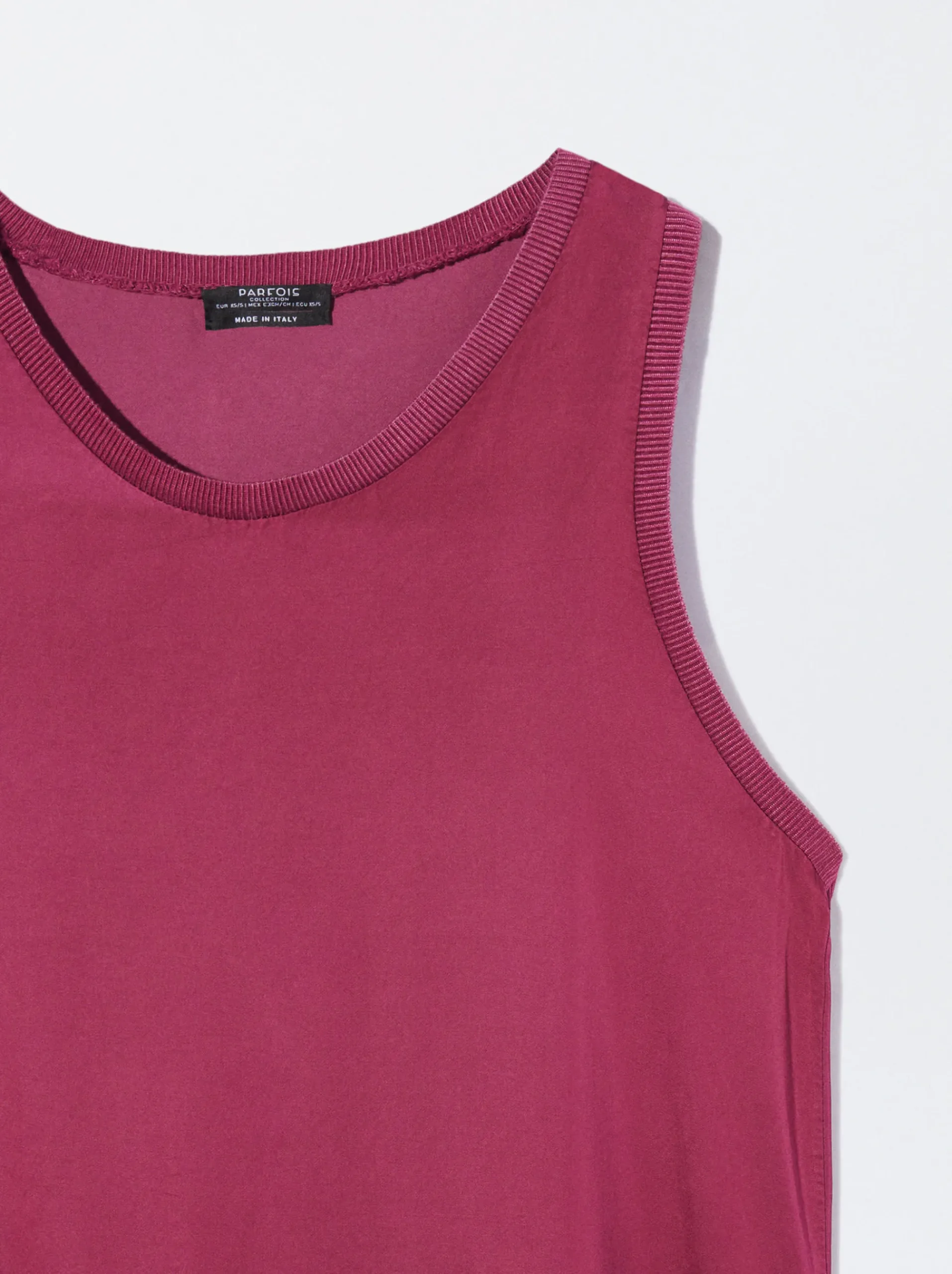 PARFOIS Schultertaschen>Midikleid Mit Satineffekt Bordeaux