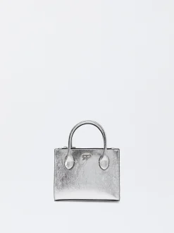 PARFOIS Printed>Mini-Tasche Silber