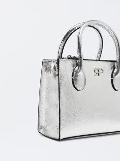 PARFOIS Printed>Mini-Tasche Silber