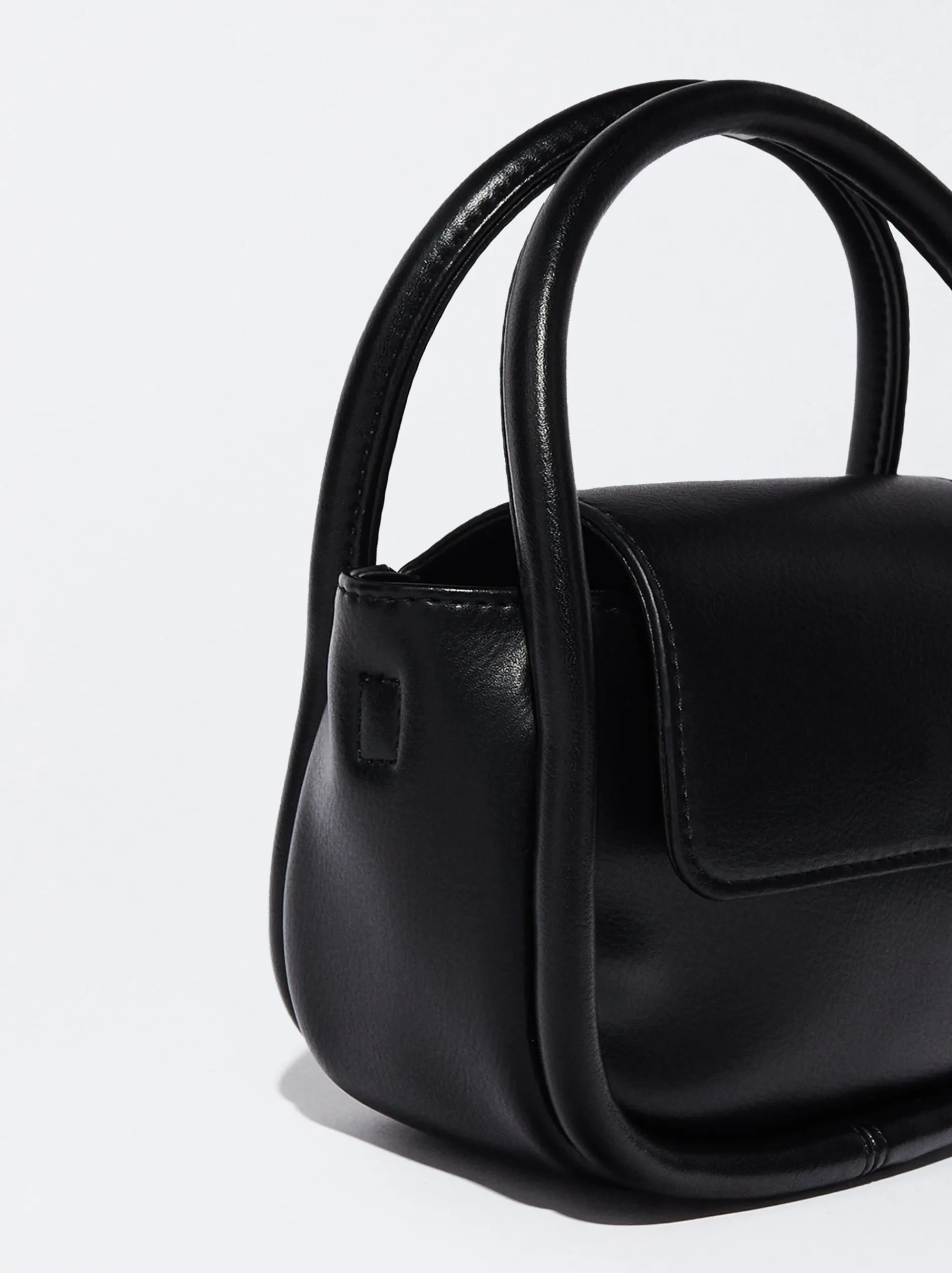 PARFOIS Kurze Ohrringe|Hoop-Ohrringe>Mini-Tasche Schwarz