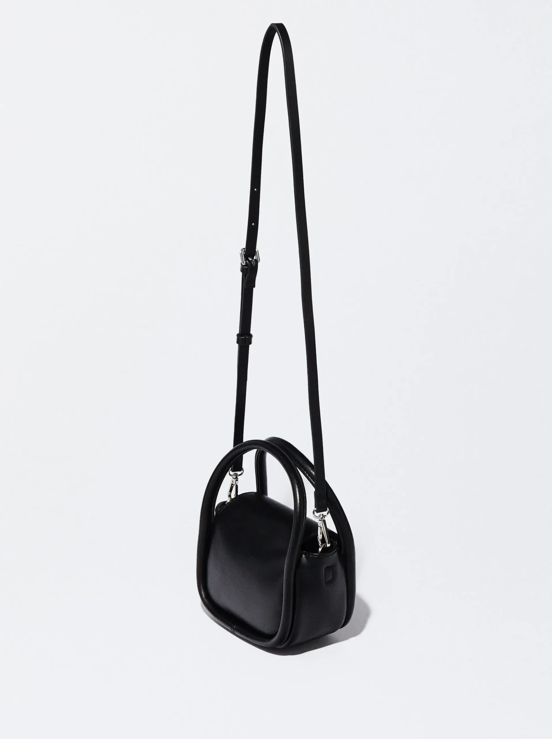 PARFOIS Kurze Ohrringe|Hoop-Ohrringe>Mini-Tasche Schwarz