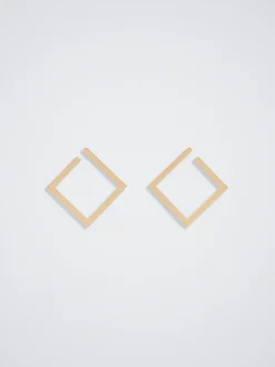 PARFOIS Lange Ohrringe|Trend Collection>Mittelgro&szlig;e Ohrringe Mit Raute Golden