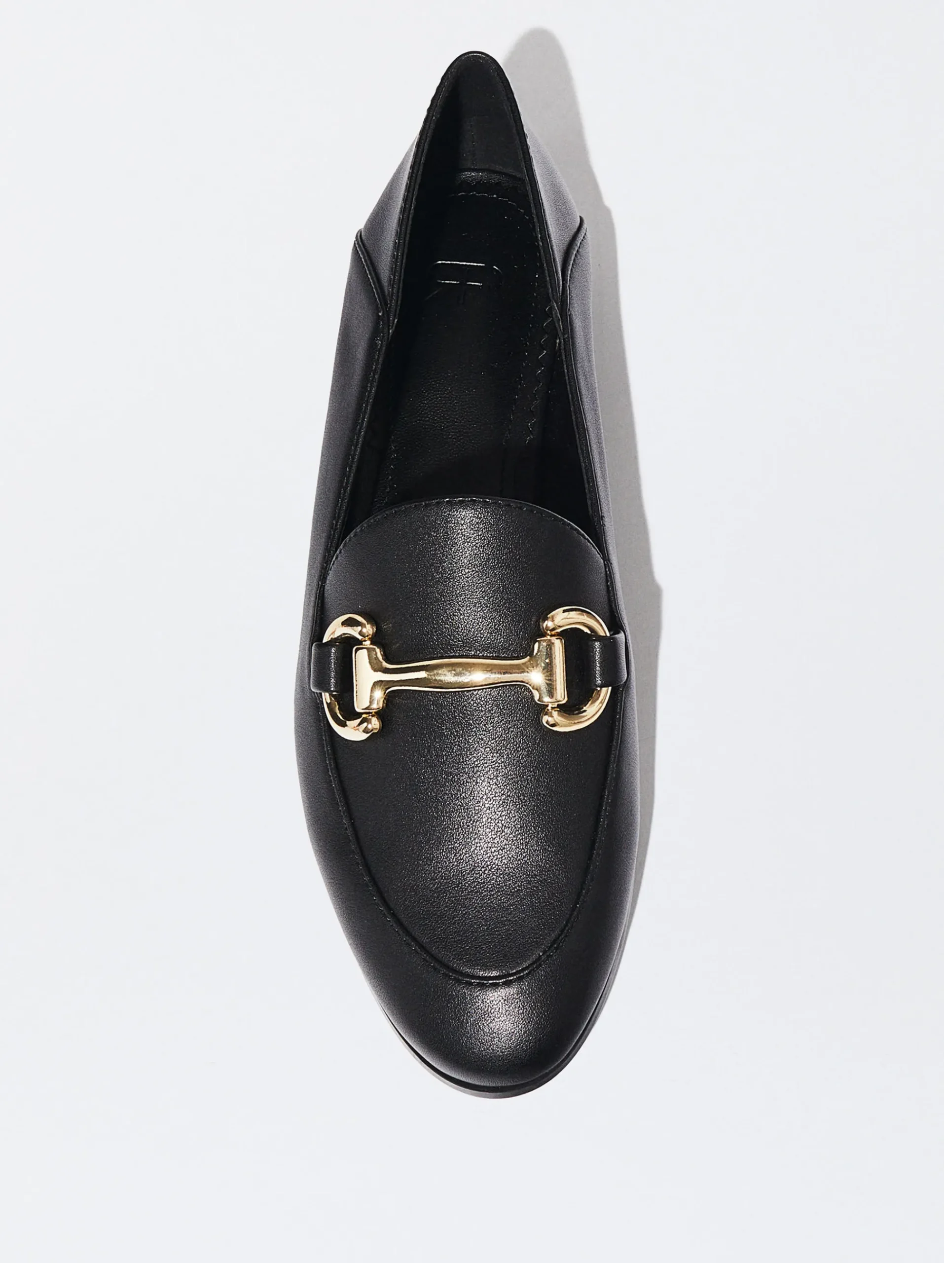 PARFOIS Raffinierter Modeschmuck|Lange Ohrringe>Mokassins Mit Metallschnalle Schwarz