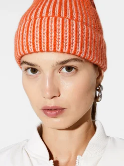 PARFOIS Kartenetuis>M&uuml;tze Aus 100% Kaschmir Orange