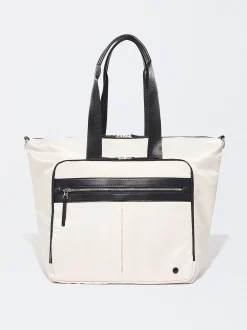 PARFOIS Strick|Pullover Und Jacke>Nylon-Reisetasche Ekrü