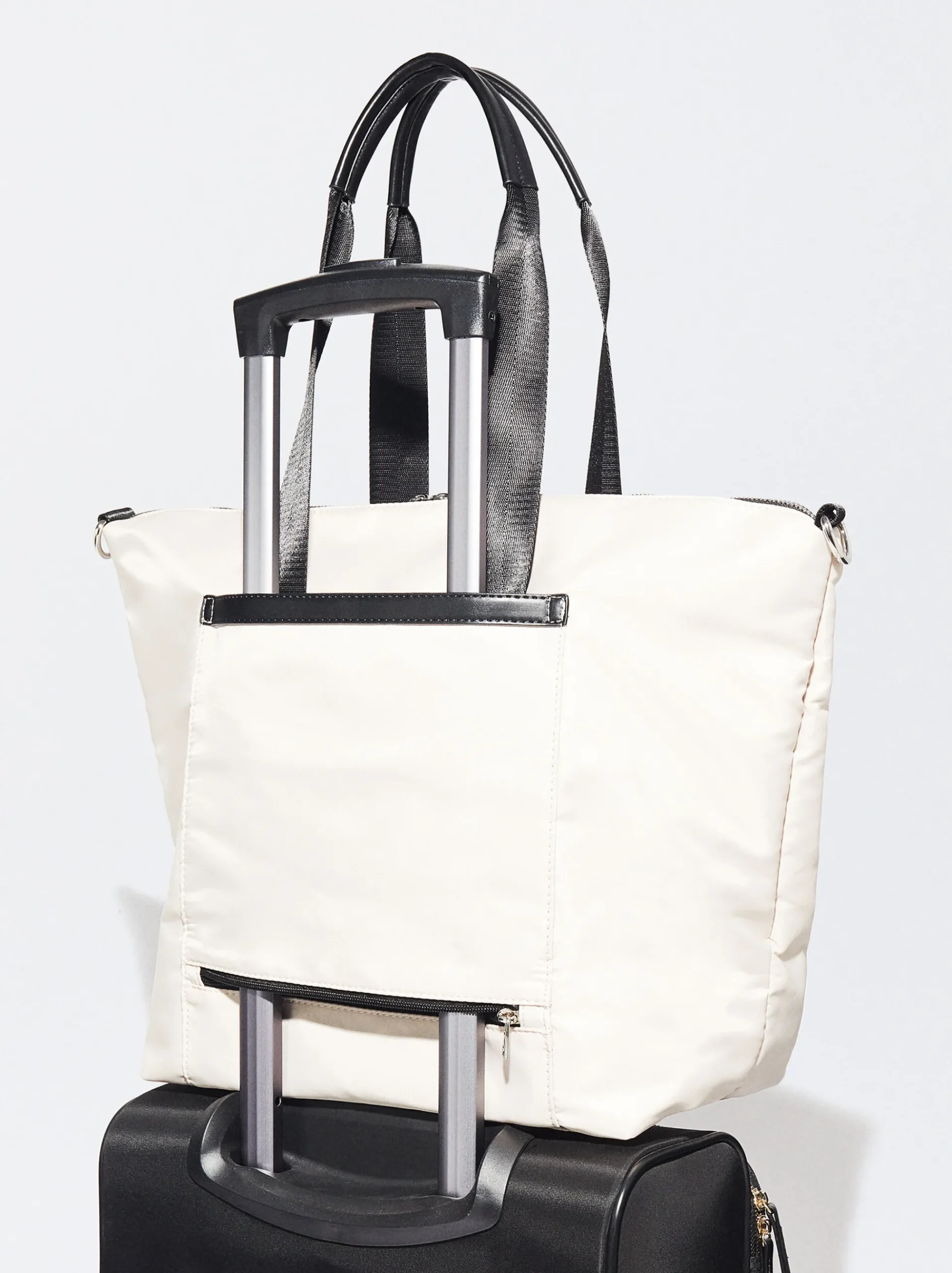 PARFOIS Strick|Pullover Und Jacke>Nylon-Reisetasche Ekrü