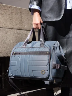 PARFOIS Lange Ohrringe>Nylon-Reisetasche Blau