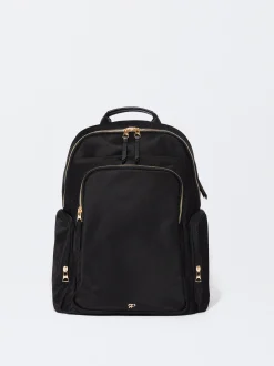 PARFOIS Lange Ohrringe|Trend Collection>Nylonrucksack Schwarz