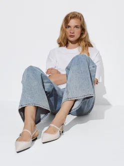 PARFOIS Raffinierter Modeschmuck|Kurze Ohrringe>Offene, Flache Schuhe Weib