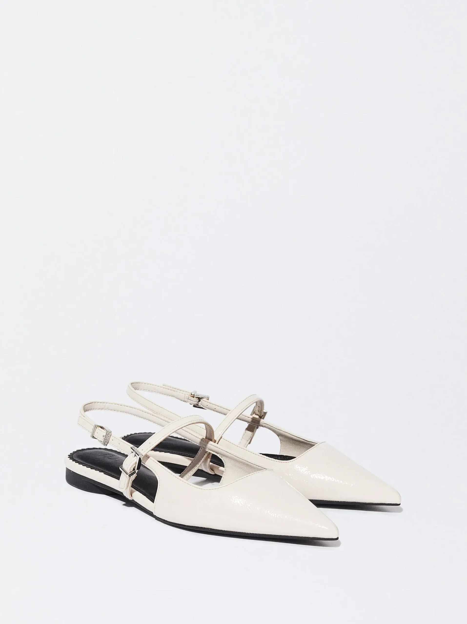 PARFOIS Raffinierter Modeschmuck|Kurze Ohrringe>Offene, Flache Schuhe Weib