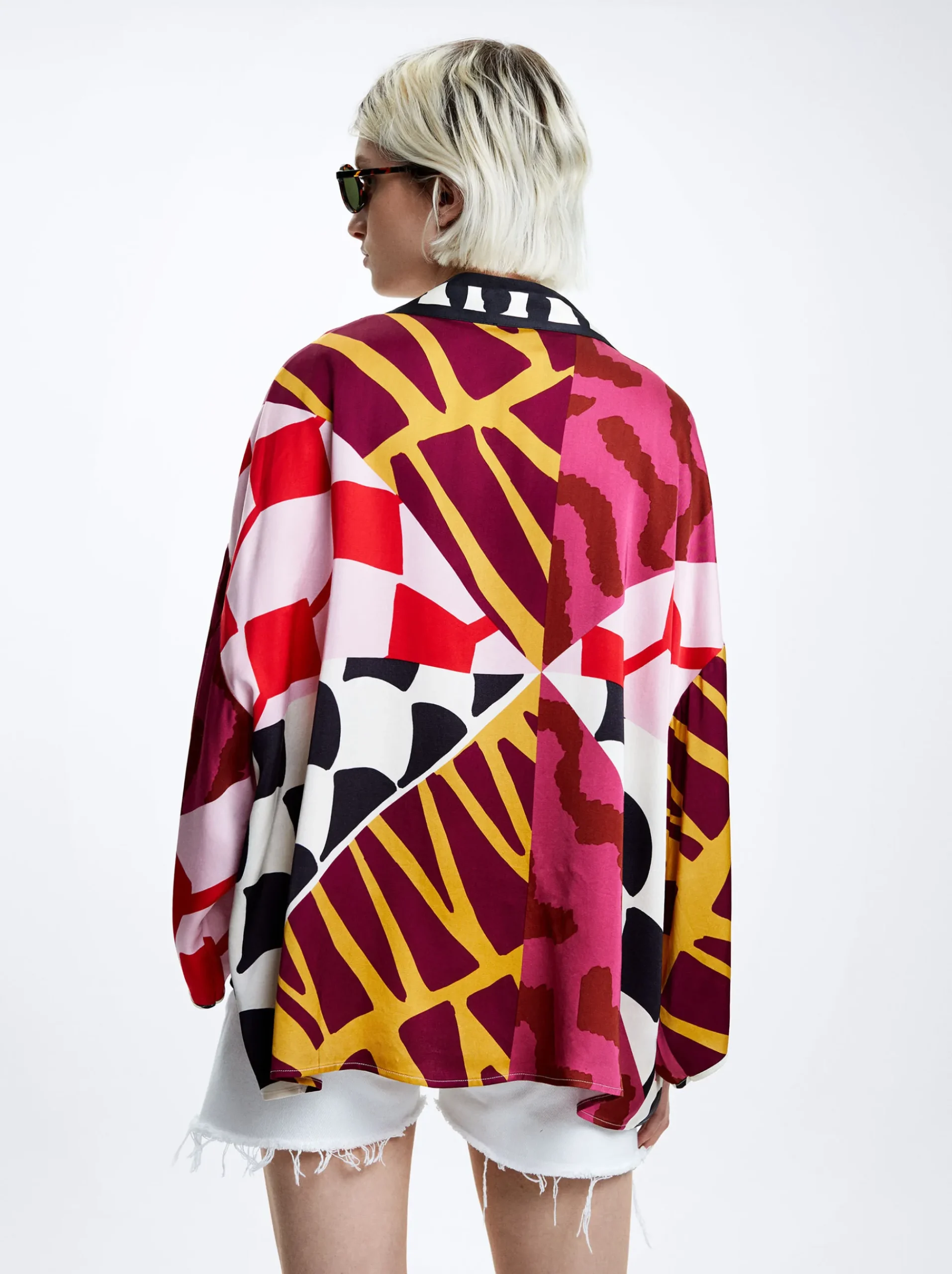 PARFOIS Umhängetaschen|Handtaschen>Offener Kimono Mit Print Mehrfarbig