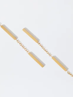 PARFOIS Halsketten|Kurze Halsketten>Ohrringe Aus em Stahl Golden