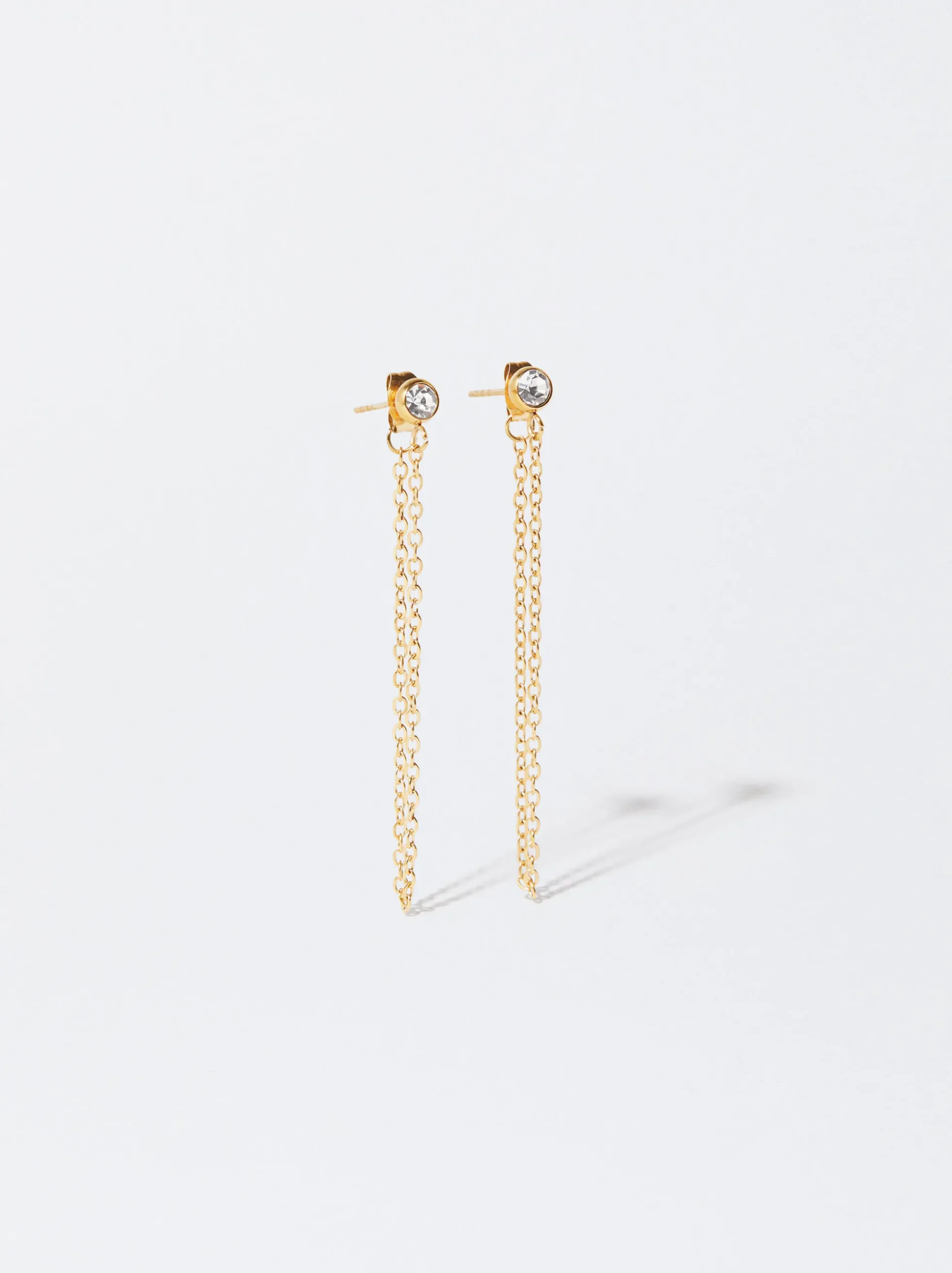 PARFOIS Basics|Kurze Ohrringe>Ohrringe Aus em Stahl Golden