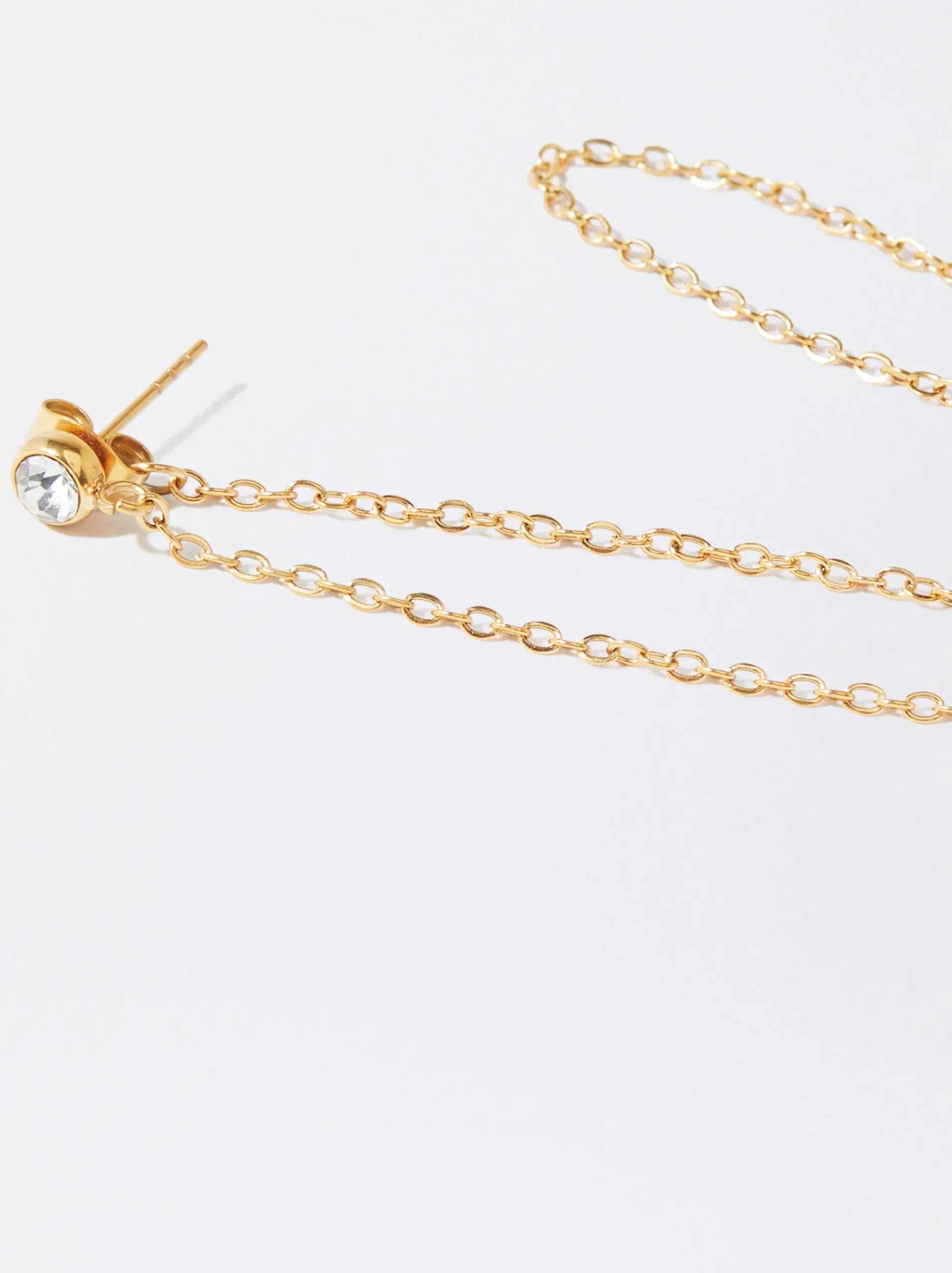 PARFOIS Basics|Kurze Ohrringe>Ohrringe Aus em Stahl Golden