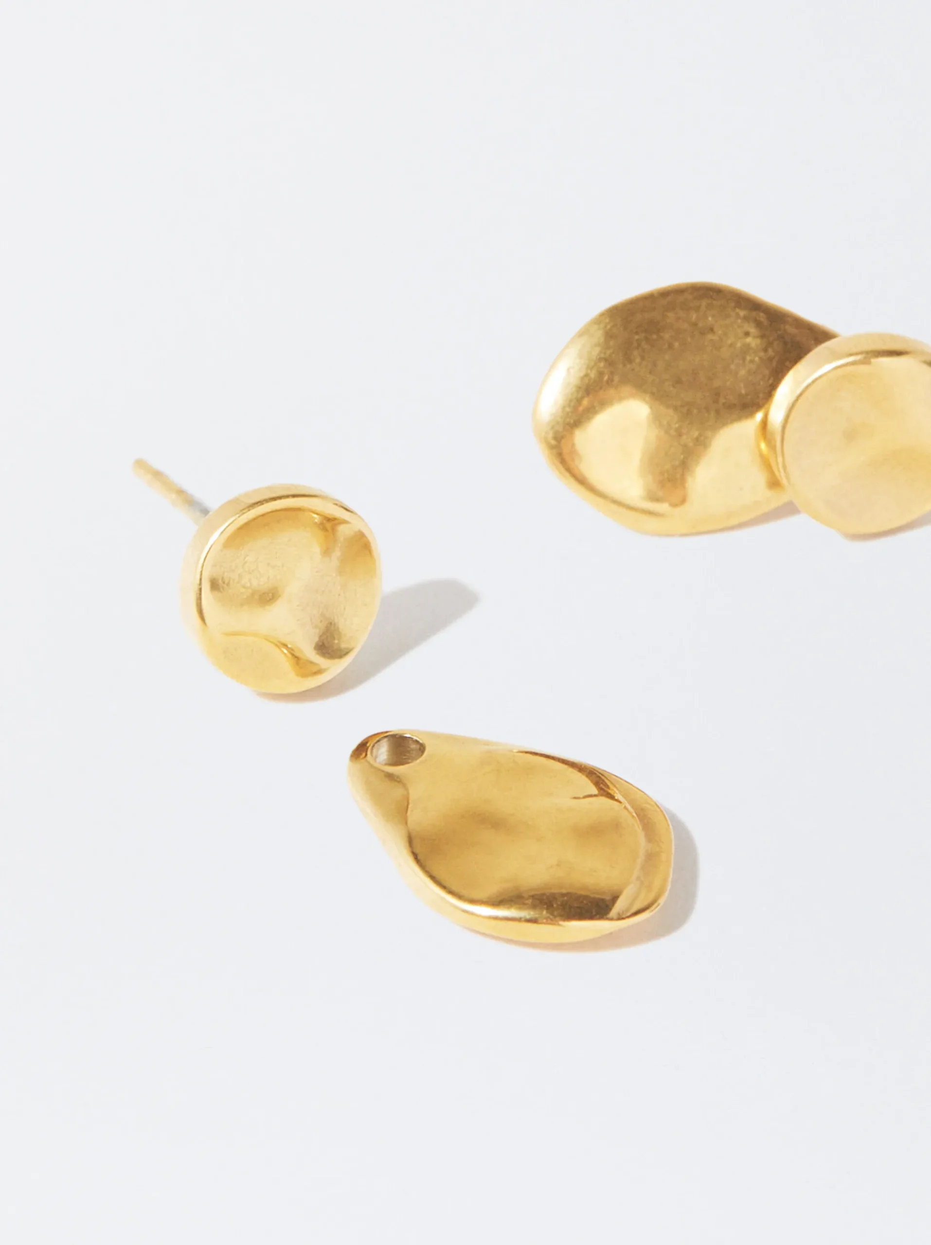 PARFOIS Halsketten|Kurze Halsketten>Ohrringe Aus em Stahl Golden
