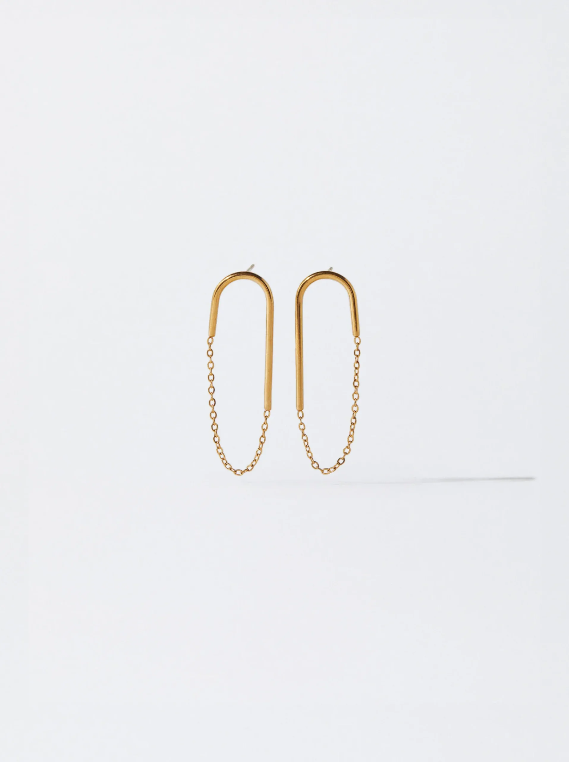 PARFOIS Halsketten|Kurze Halsketten>Ohrringe Aus em Stahl Golden