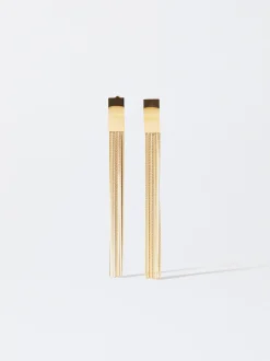 PARFOIS Halsketten|Kurze Halsketten>Ohrringe Aus em Stahl Golden