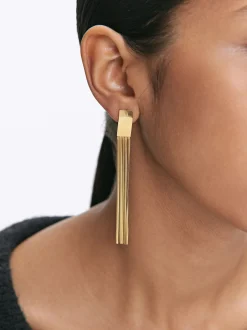 PARFOIS Halsketten|Kurze Halsketten>Ohrringe Aus em Stahl Golden