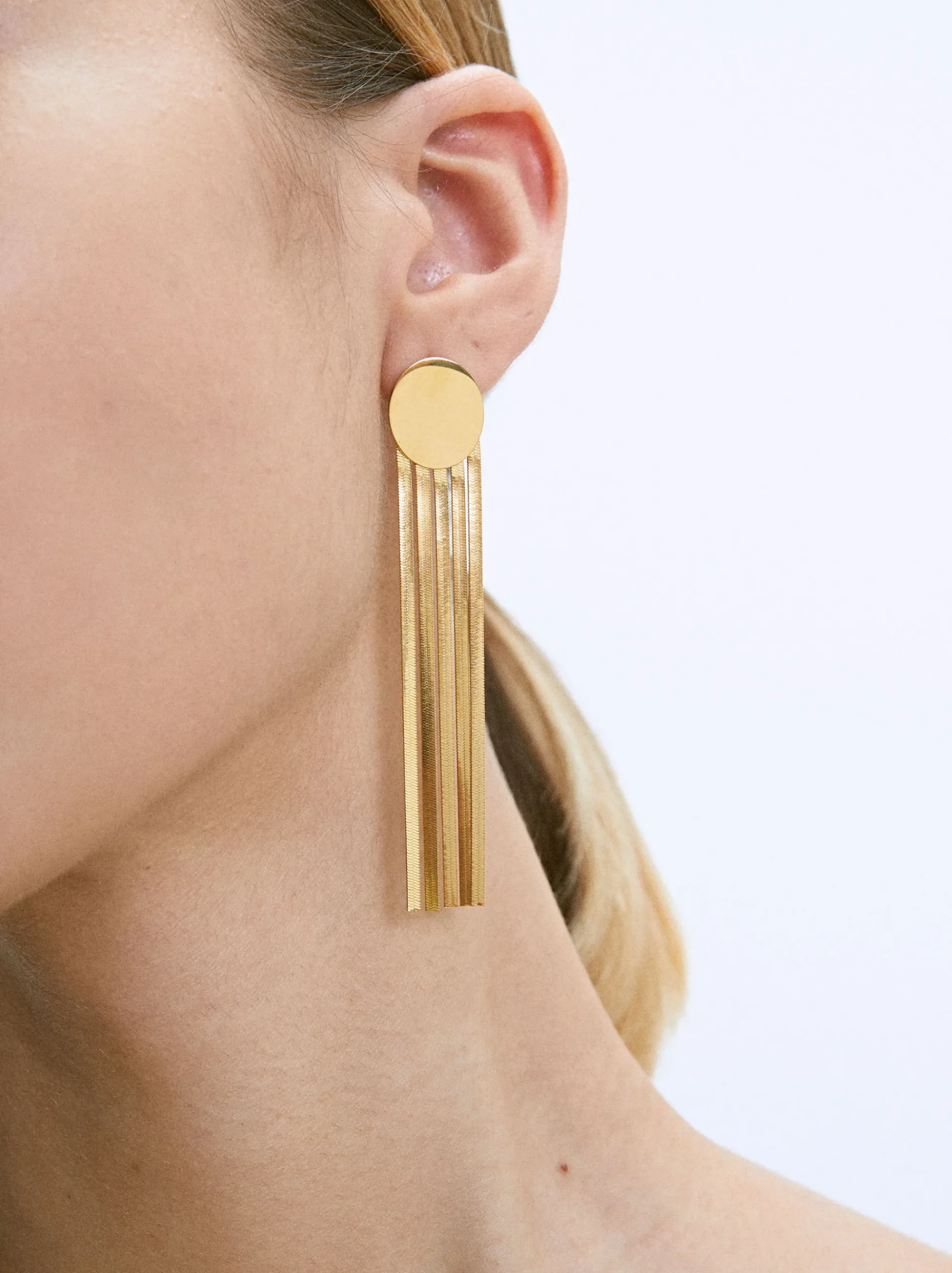 PARFOIS Basics|Kurze Ohrringe>Ohrringe Aus em Stahl Golden