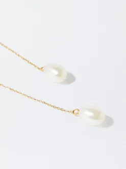 PARFOIS Halsketten|Kurze Halsketten>Ohrringe Aus em Stahl Golden