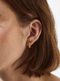 PARFOIS Halsketten|Kurze Halsketten>Ohrringe Aus em Stahl Golden