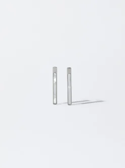 PARFOIS Halsketten|Kurze Halsketten>Ohrringe Aus Stahl Mit Muschel Silber