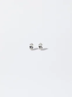 PARFOIS Halsketten|Kurze Halsketten>Ohrringe Aus Stahl Mit Zierkristallen Silber