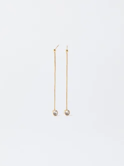 PARFOIS Halsketten|Kurze Halsketten>Ohrringe Aus Stahl Mit Zierkristallen Golden