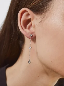 PARFOIS Halsketten|Kurze Halsketten>Ohrringe Aus Stahl Mit Zierkristallen Silber