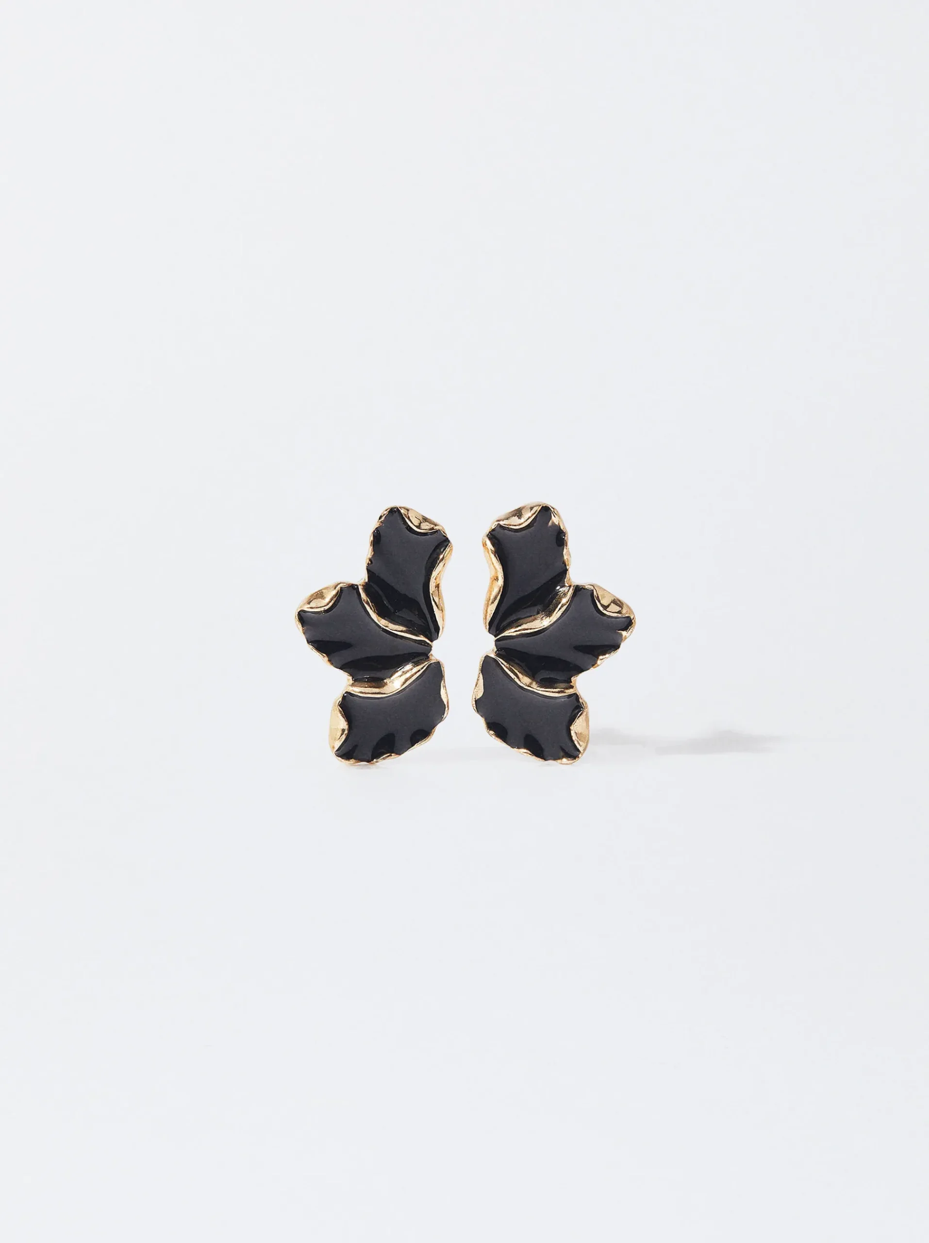 PARFOIS Hoop-Ohrringe>Ohrringe Mit Blume Schwarz