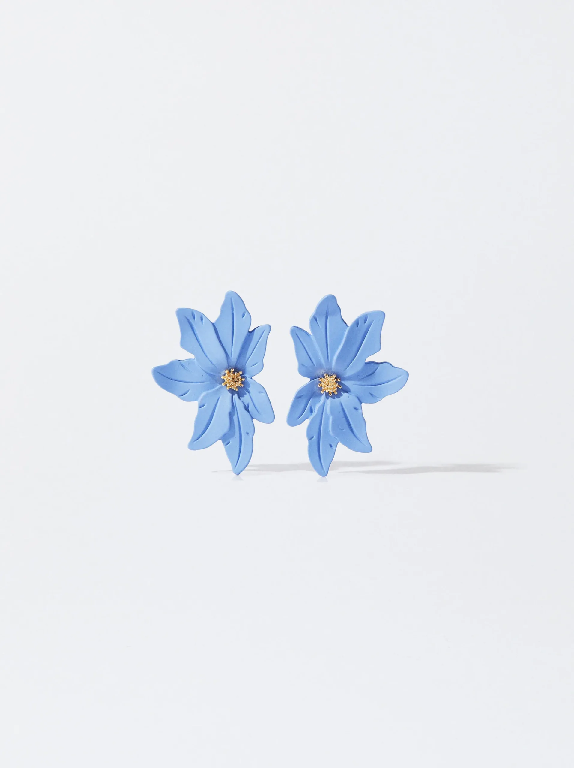 PARFOIS Set Ohrringen|Hoop-Ohrringe>Ohrringe Mit Blume Blau