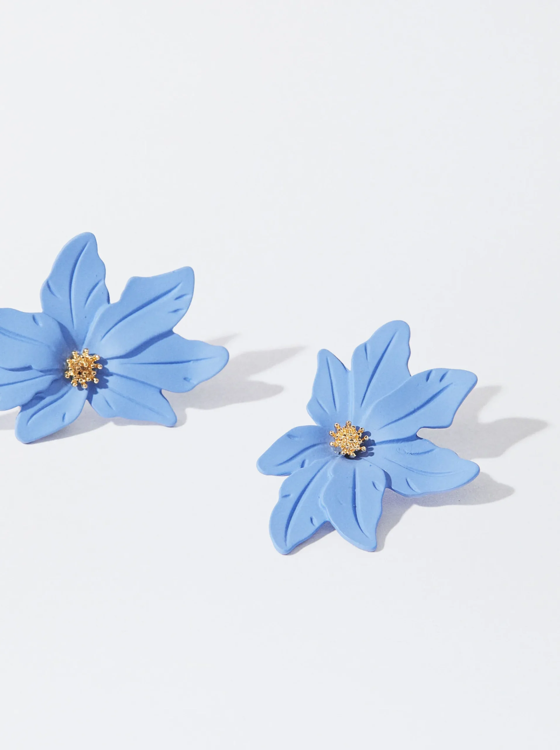 PARFOIS Set Ohrringen|Hoop-Ohrringe>Ohrringe Mit Blume Blau