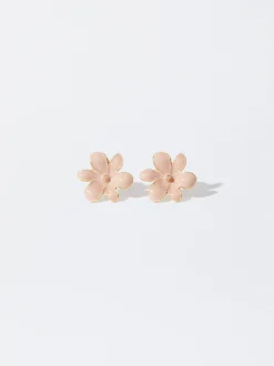 PARFOIS Ringe>Ohrringe Mit Blume Rosa