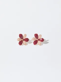PARFOIS Ringe>Ohrringe Mit Blume Mehrfarbig