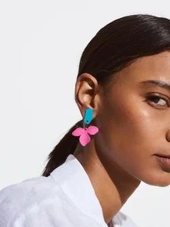 PARFOIS Lange Ohrringe|Trend Collection>Ohrringe Mit Blume Mehrfarbig
